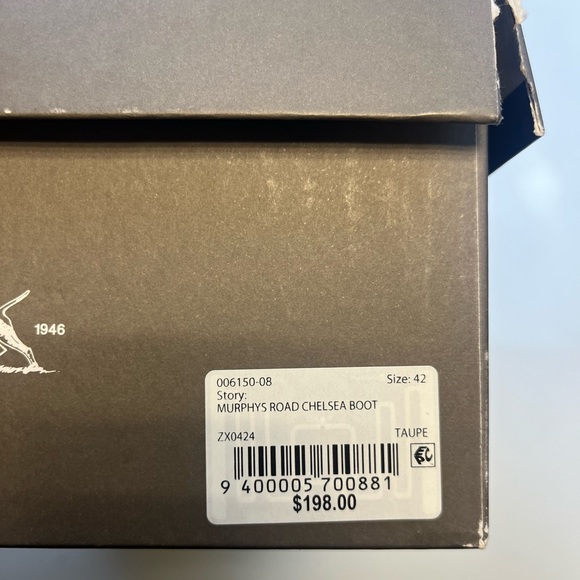 Rodd and Gunn Murphys Road Chelsea Boot in Taupe Size 42 N126-1 - Picture 3 of 11